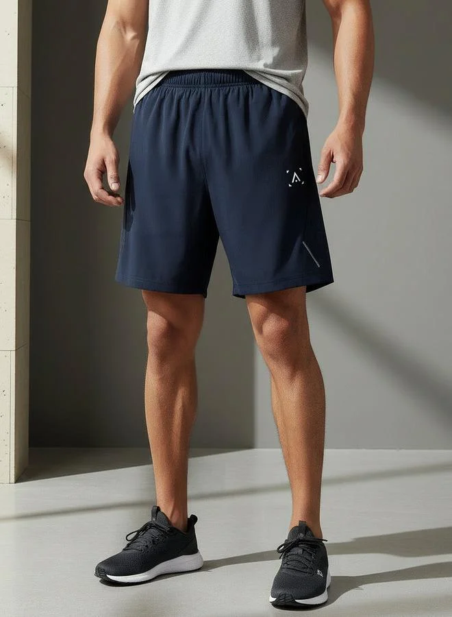 Men Performance Panelled Shorts